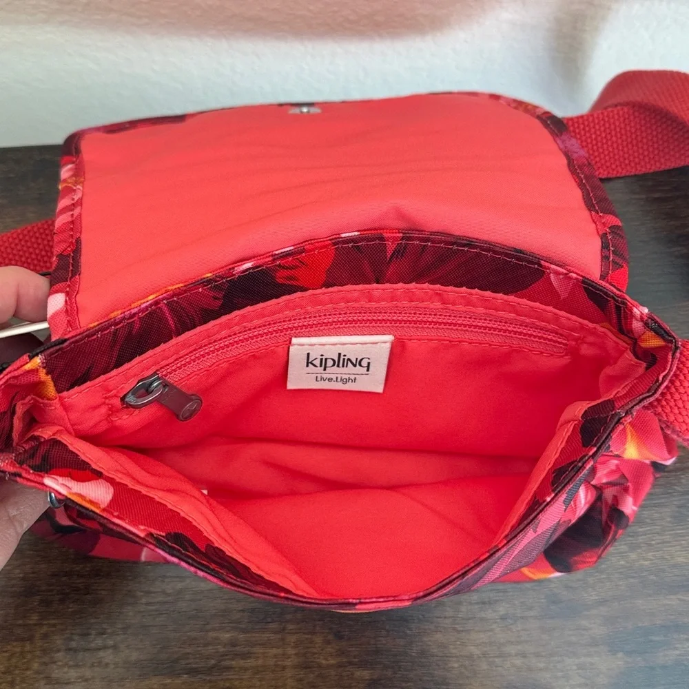 Kipling Sabian Floral Mini Crossbody Bag